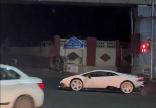 Bengaluru: FIR against Lamborghini owner for dangerous stunt at Anil Kumble Circle